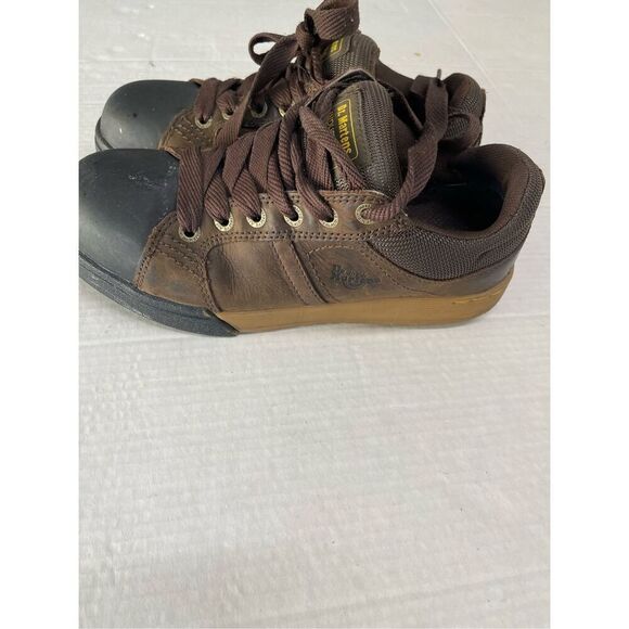 Dr. Doc Martens Industrial Steel Toe Safety Shoes Brown Size 10 A35 - Picture 9 of 10